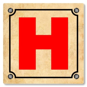 Hydrant, 148x148mm, pergamen, Kansas